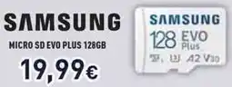 Unieuro SAMSUNG MICRO SD EVO PLUS 128GB offerta