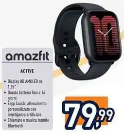Unieuro amazfit ACTIVE offerta