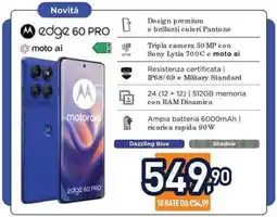 Unieuro Motorola edge 60 PRO offerta