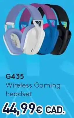Unieuro logitech G435 Wireless Gaming headset offerta