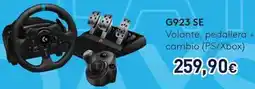 Unieuro logitech G923 SE Volante, pedaliera + cambio (PS/Xbox) offerta