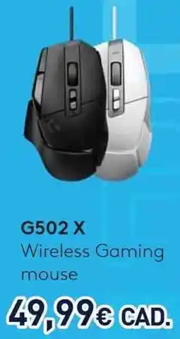 Unieuro logitech G502 X Wireless Gaming mouse offerta