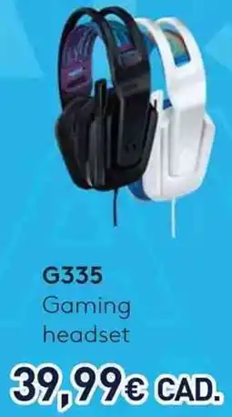 Unieuro logitech G335 Gaming headset offerta