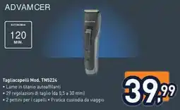 Unieuro Rowenta ADVAMCER Tagliacapelli Mod. TN5224 offerta