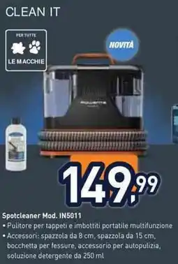 Unieuro Rowenta CLEAN IT Spotcleaner Mod. IN5011 offerta