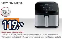 Unieuro Moulinex EASY FRY MEGA Friggitrice ad aria Mod. EZ855 offerta