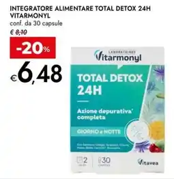 Bennet Integratore alimentare total detox 24h VITARMONYL offerta