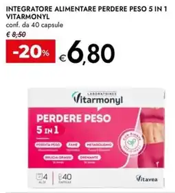 Bennet Integratore alimentare perdere peso 5 in 1 VITARMONYL offerta