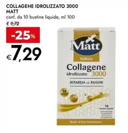 Bennet Collagene idrolizzato 3000 MATT offerta