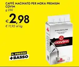Bennet Caffè macinato per moka premium COVIM offerta