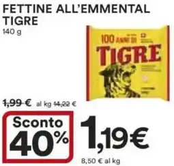 Ipercoop Fettine all'emmental TIGRE offerta