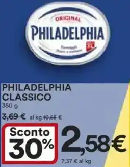 Ipercoop Philadelphia classico offerta