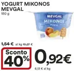 Ipercoop Yogurt mikonos MEVGAL offerta