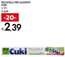 Bennet Pellicola per alimenti CUKI offerta