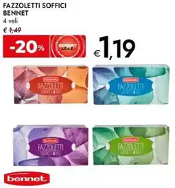 Bennet Fazzoletti soffici BENNET offerta