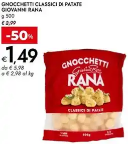 Bennet Gnocchetti classici di patate giovanni RANA offerta