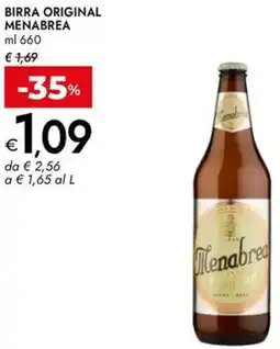 Bennet Birra original MENABREA offerta