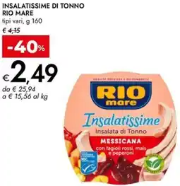 Bennet Insalatissime di tonno RIO MARE offerta