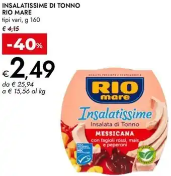 Bennet Insalatissime di tonno RIO MARE offerta
