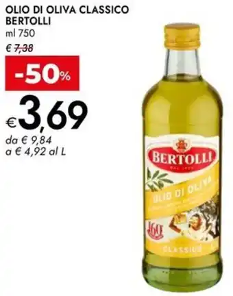 Bennet Olio di oliva classico BERTOLLI offerta