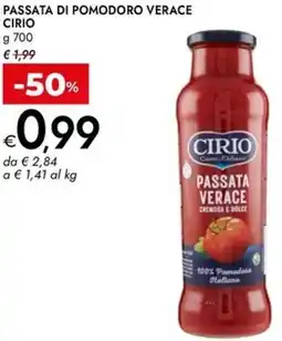 Bennet Passata di pomodoro verace CIRIO offerta