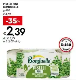 Bennet Piselli fini BONDUELLE offerta