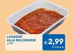 MD Discount Lasagne alla bolognese offerta