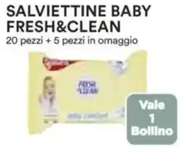 Ipercoop Salviettine baby fresh&clean offerta