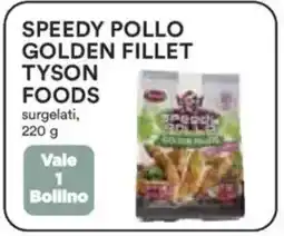 Ipercoop Speedy pollo golden fillet tyson foods offerta