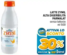 Iperal Latte zymil alta digeribilità PARMALAT offerta
