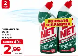 Iperal Detergente gel WC NET offerta