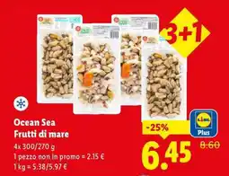 Lidl Ocean Sea Frutti di mare offerta
