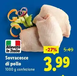 Lidl Sovracosce di pollo offerta