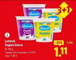 Lidl Latteria Yogurt intero offerta