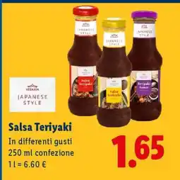 Lidl Salsa Teriyaki offerta