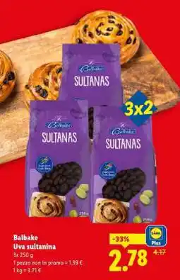 Lidl Balbake Uva sultanina offerta