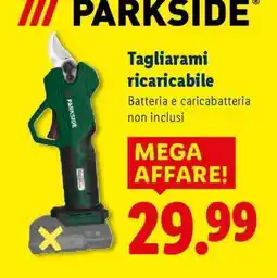 Lidl Tagliarami ricaricabile PARKSIDE offerta