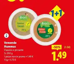 Lidl Vemondo Hummus offerta