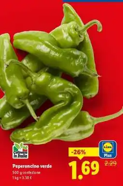 Lidl Peperoncino verde offerta