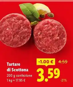 Lidl Tartare di Scottona offerta