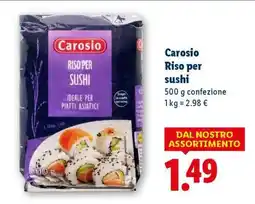 Lidl Carosio Riso per sushi offerta