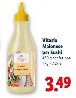 Lidl Vitasia Maionese per Sushi offerta