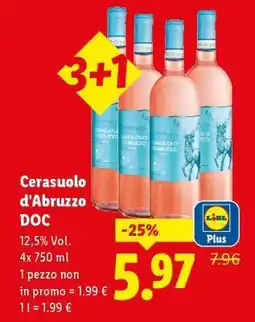 Lidl Cerasuolo d'Abruzzo DOC offerta