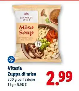 Lidl Vitasia Zuppa di miso offerta