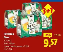 Lidl Finkbräu Birra offerta