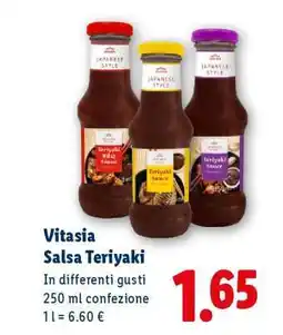 Lidl Vitasia Salsa Teriyaki offerta