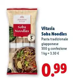 Lidl Vitasia Soba Noodles offerta