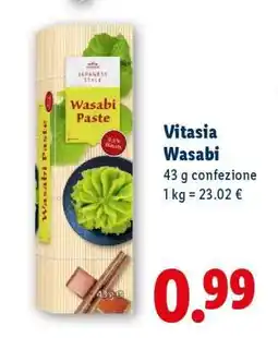 Lidl Vitasia Wasabi offerta