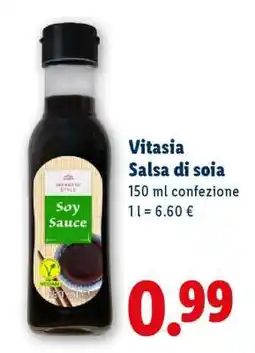 Lidl Vitasia Salsa di soia offerta
