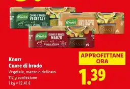 Lidl Knorr Cuore di brodo offerta